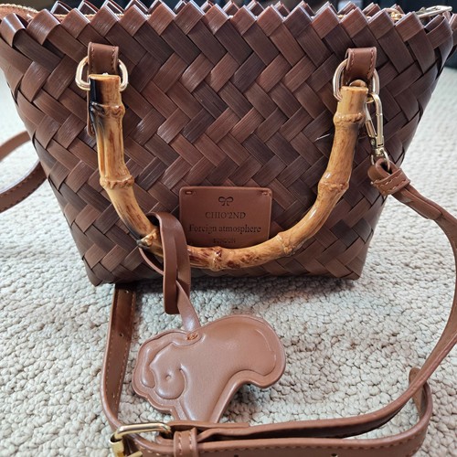 Chio '2nd Foreign atmosphere London Woven Handbag - Picture 8 of 9