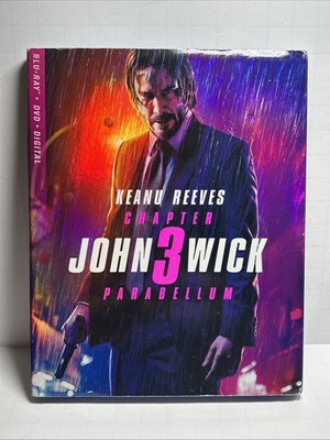 John Wick Chapter 3 Parabellum Blu-ray ONLY. NO DVD - NO DIGITAL COPY