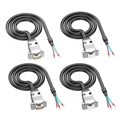 Fast Speed DB9port Serial Cable Metal Housing Communication Line Plastic Metal