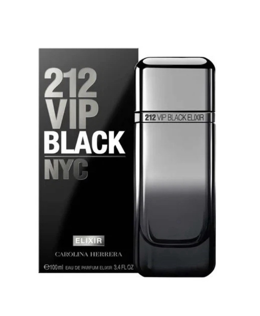 Carolina Herrera 212 VIP Black NYC 100ml Eau de Parfum Spray NEW/SEALED Box Dent