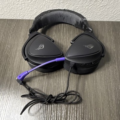 ASUS ROG Delta S USB-C Gaming Headset Black/Purple Boom Mic Adjustable Headband