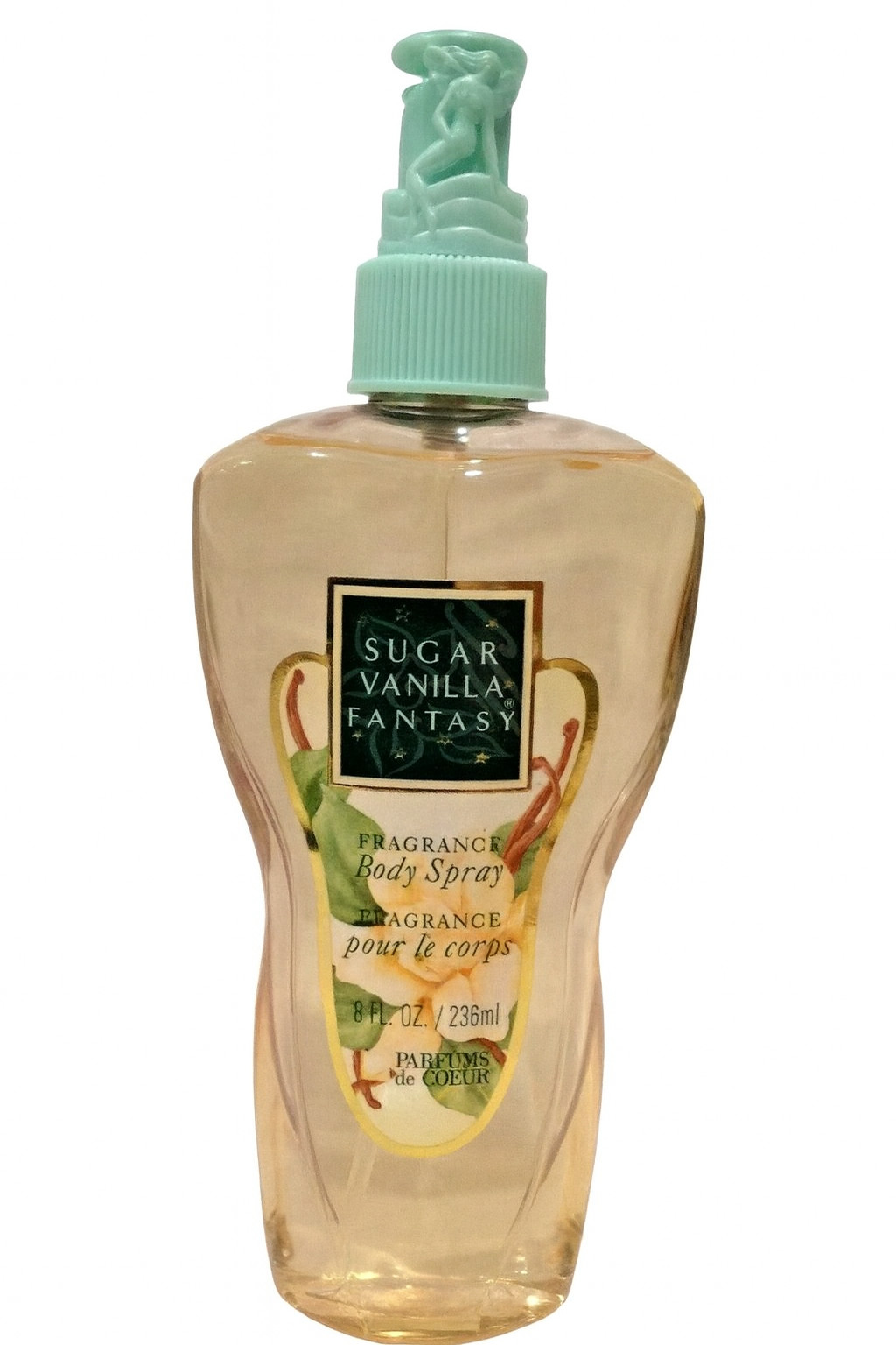 Sugar Vanilla Fantasy 8 oz Fragrance Body Splash Women Parfums de Coeur #RARE