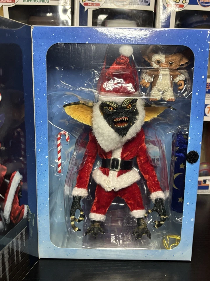 NECA GREMLINS ULTIMATE SANTA STRIPE & GIZMO CHRISTMAS *ЧИТАТЬ ОПИСАНИЕ - Изображение 2 из 4