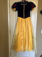 Adult Snow White Halloween Costume And Petticoat Size M