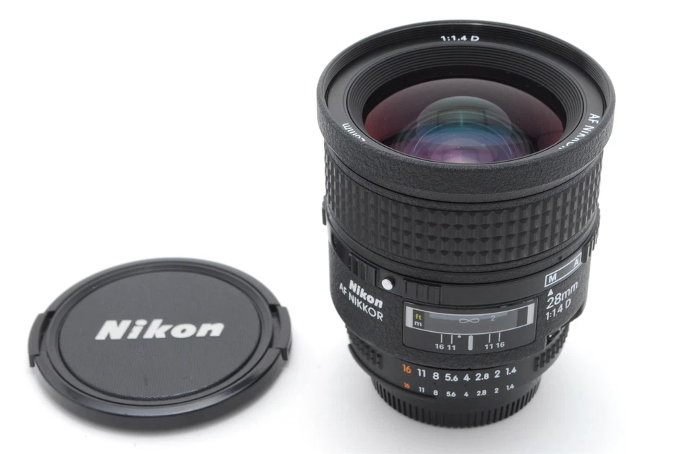 [MINT] Nikon AF Nikkor 28mm F/1.4 D Wide Angle Lens From JAPAN - Image 2 of 4