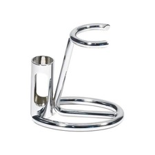 Omega Chrome Plated Shaving Brush and Razor Stand 226