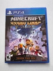 PlayStation 4 (PS4) Minecraft: Story Mode Season Pass Disc FAST FREE SHIPPING