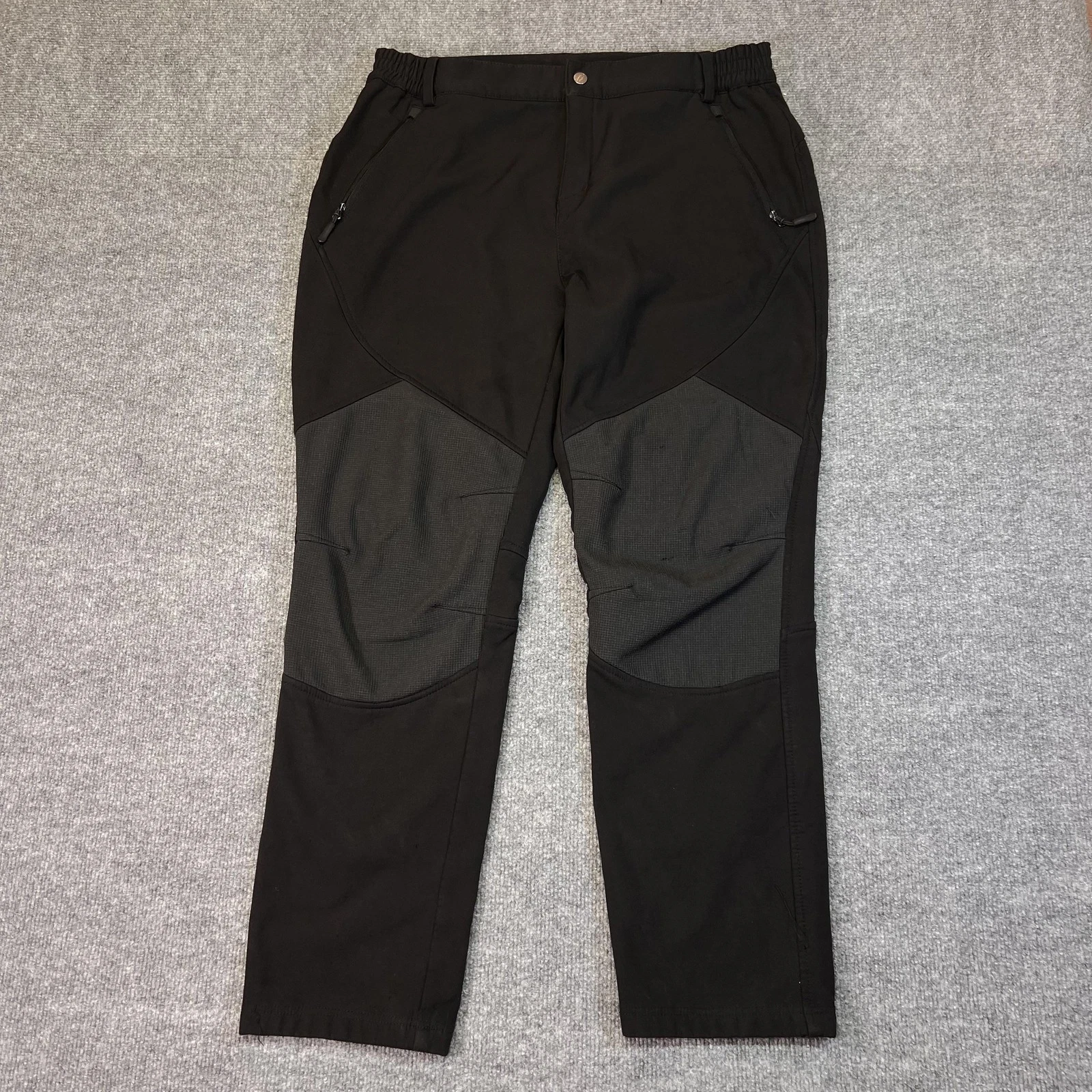 Tsla Pants Mens XL Black Softshell Snow Pants Elastic Waist Zip Pocket
Opens in a new window or tab