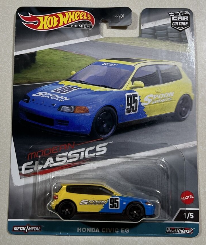 5台セット　ホットウィール　モダン クラシックス　HONDA CIVIC EG NEW 2023 Hot Wheels Modern Classics Honda Civic EG Spoon | eBay