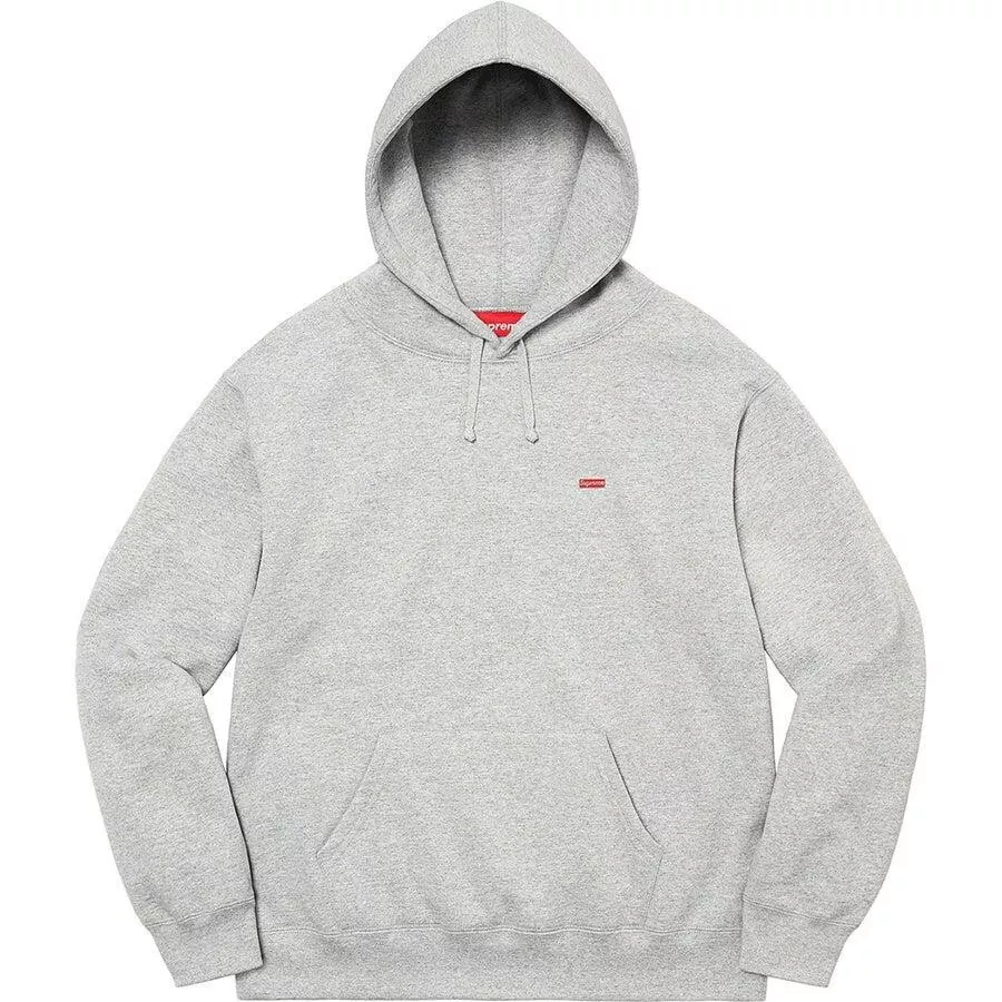 Supreme SS24 Grey Hoodie Red Box Logo. Size Large. Brand New w/ Tags