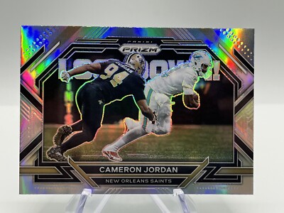 2022 Panini Prizm Cameron Jordan Lockdown Insert Silver Prizm