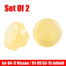 Brake Pedal Stop Pad Set Of 2 For 1984-2017 Nissan 91-99 03-15 Infiniti