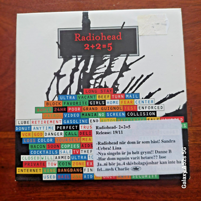 radiohead - 2+2=5 promo cd | eBay