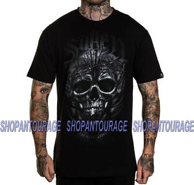 Sullen Elen Skull SCM3033 New Short Sleeve Graphic Tattoo Skull T-shirt For Men