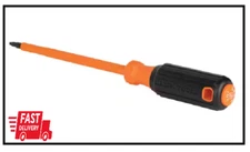 Klein Tools 6846INS Insulated Screwdriver, #2 Square Tip, 6-Inch Round Shank