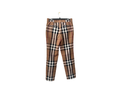 Burberry Men's House Check Tailored Pants Slim Fit Size 48