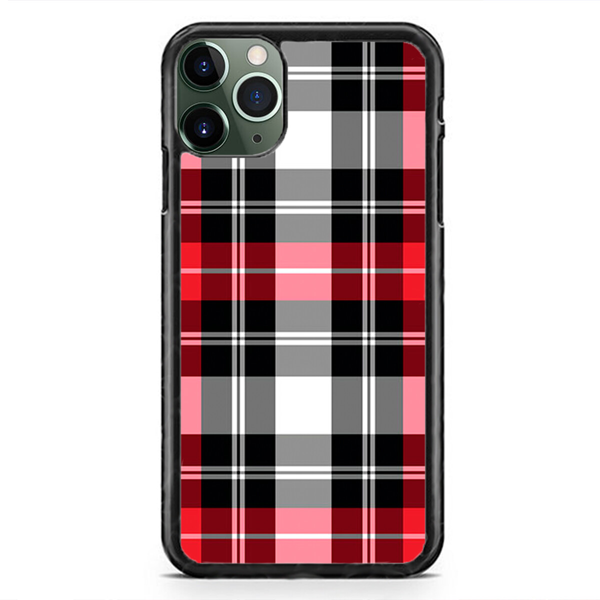 Plaid Red Tartan Case Cover For iPhone 17 16 15 14 13 12 Pro Max