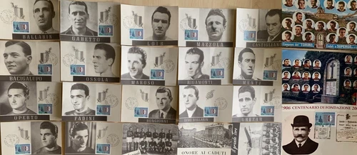 GREAT TURIN POSTCARD 2006 CANCELLATION CENTENARY ANNIVERSARY DISAPPEARANCE SUPERGA