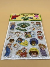 Vintage Cabbage Patch Kids 1983  Puffy Stick Ons Stickers by Diamond Toymakers