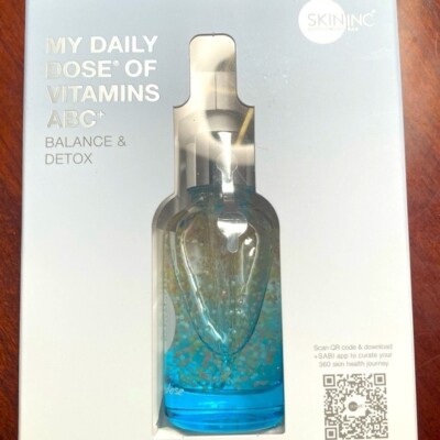 NIB Skin Inc My Daily Dose of Vitamins ABC+ Serum Full Size .68fl oz/20ml