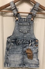 Dillard's Hippie Girl Faded Blue Denim Skirtall - SIze 4 - NWT