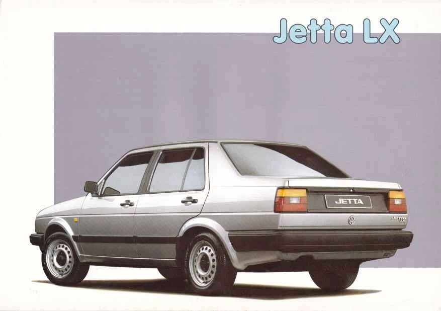 Catalogue Brochure VW Jetta LX 03/1989 Belgique en français - Photo 1/1