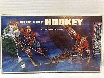3M Blue Line Hockey Sports Game 1968 Complete EUC