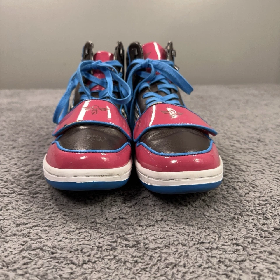 Creative Recreation Sneakers Womens 10 Pink High Top Shoes Leather Plaid Street - Image 4 of 4