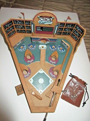 Front Porch Classics Circa Baseball Pinball Style Game w 2 balls