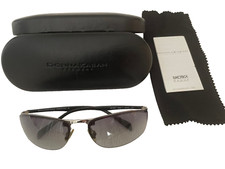 DONNA KARAN DK2501 Made in Italy Lightweight Frameless SUNGLASS w Case  Cloth