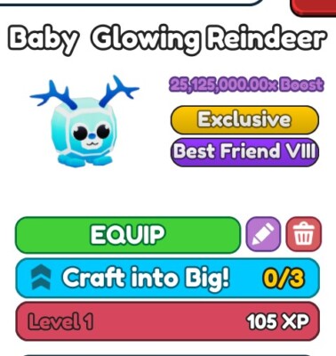 Glowing Reindeer, BF8 (VIII) , Arm Wrestle Simulator (AWS)