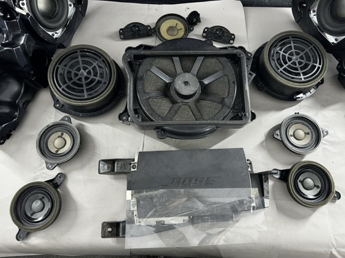 2015 AUDI A6 C7 SALOON BOSE AUDIO SOUND SYSTEM SUBWOOFER SPEAKERS SET - Picture 4 of 8