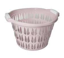 Plastic Laundry Basket Hamper Washing Clothes Storage Bin with Handles UK