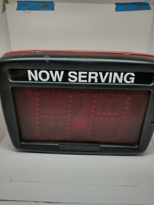 Number display for serving Esselte Meto 