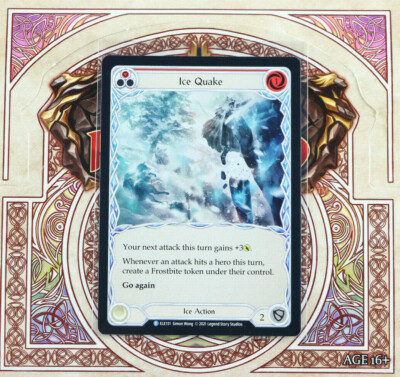 Flesh And Blood Ice Quake (1) Standard 1st Edition ELE151 Tales of Aria