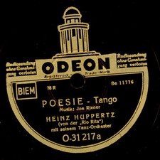HEINZ HUPPERTZ RIO RITA TANGO-ORCH.  Poesie /...