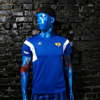FC Landeron Training Jersey Football Shirt Erima Polyester Trikot Mens Size S