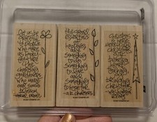 Stampin Up 2007 Sidekick Sayings Rubber Stamps Scrapbooking and Crafting New