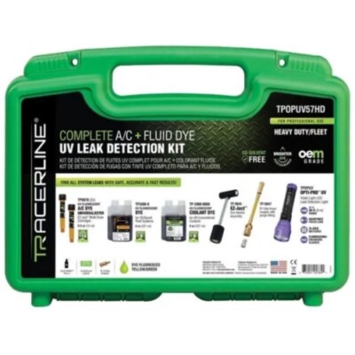 TRACERLINE TPOPUV57HD Heavy Duty Opti-Pro UV Leak  Detection Kit Brand New!