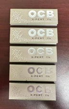 OCB X-PERT 1 1/4 Cigarette Rolling Papers -5 PACKS