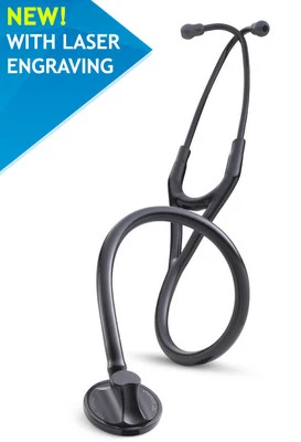 3M LITTMANN 3M™Littmann® Master Cardiology™ 2161 All Black - FREE Laser Engraving