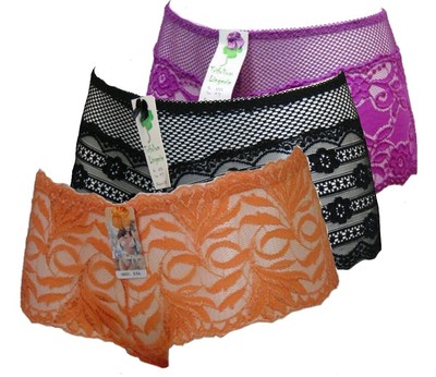 Ex-Store Low Rise Embroidered Shortie Knickers