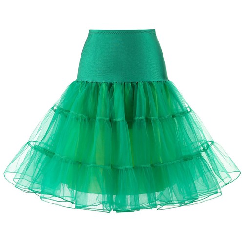 Vintage-Kleid Retro-Petticoat 50Er-Jahre-Unterrock Ausgefallener Netzrock > - Bild 14 von 22