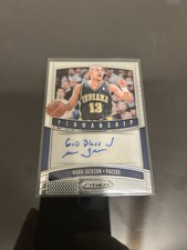2019-20 Panini Prizm  Penmanship Mark Jackson #PM-MJK (AU) Inscription God bless
