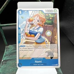 One Piece TCG Nami P-053 Premium Booster - The Best (PRB01) Foil Promo