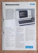 DEC Digital Flyer VT100 Bilschirmterminal Deu...