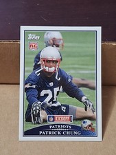 2009 PATRICK CHUNG TOPPS KICKOFF NFL ROOKIE CARD RC #162 NEW ENGLAND PATRIOTS