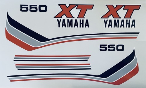 1982 Yamaha XT550 decals SET NOS STYLE 5Y1242400000 3Y1241612000 G1N