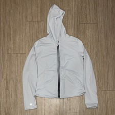 Athleta Girl Size Large girls Light Blue Hooded Jacket