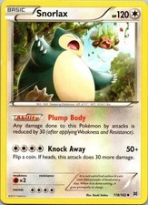 Snorlax 118/162 XY - BREAKthrough DM